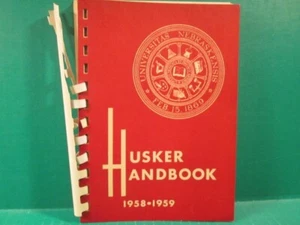 University of Nebraska "Husker Handbook" 1958-1959 - Picture 1 of 5
