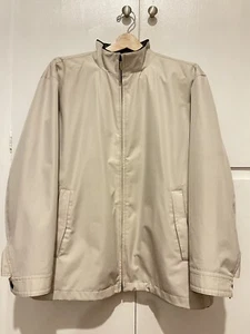 Large Size Rainforest Membrane System Water Proof Jacket Men's Khaki Windbreaker - Picture 1 of 9
