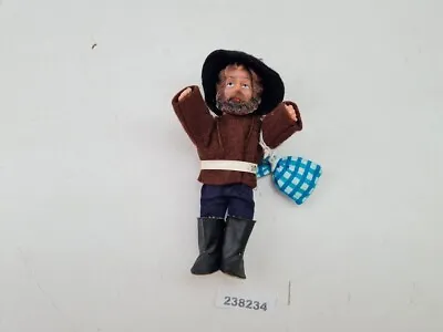 Figur Klaus Störtebeker Kunststoff Filz Deko Spielzeug Alt Antik H:17cm #238234 • 16.99€