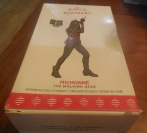 2017 Hallmark Keepsake MICHONNE THE WALKING DEAD Ornament New in Box - Picture 1 of 3