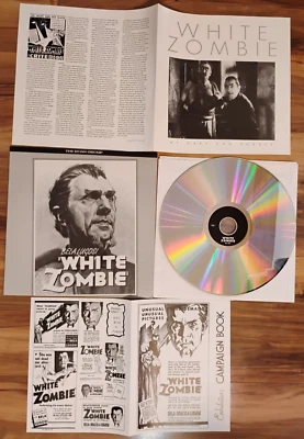 White Zombie Laserdisc Complete Near Mint Lugosi With Inserts - Image 1 of 2