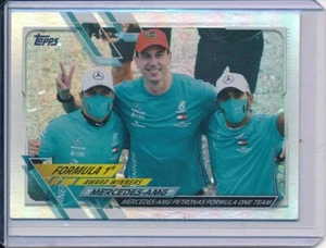 CHARLES LECLERC 2021 TOPPS FORMULA 1 AWARD WINNERS MERCEDES RAINBOW SPARKLE FOIL - Picture 1 of 2