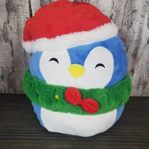 Squishmallows Puff Pinlup Pokemon Pinguino Cappello di Natale Corona 12" Peluche Usato in ottime condizioni - Foto 1 di 7