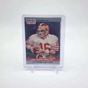 1990 Pro Set Football MVP Super Bowl XVI Joe Montana Card #16 - Picture 1 of 2