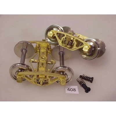 BRASS O American Scale Models Chrysler Freight Car Trucks pair U/P NO RESERVE - Image 1 of 3