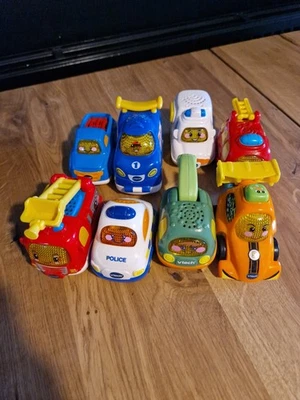 VTech Toot Toot Vehicle Bundle Set of 8 Played with Condition All Working  - Image 1 of 4
