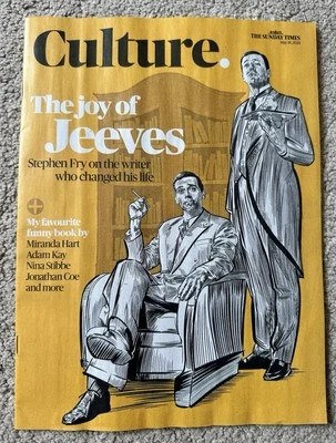 THE SUNDAY TIMES CULTURE MAGAZINE 18th May 2025 18/5/25 Stephen Fry & Bob Dylan  - Image 1 of 3