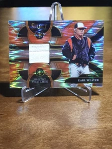 2024 Panini Select Earl Weaver Selective Swatches Flash Prizm #SS-EW - Picture 1 of 2