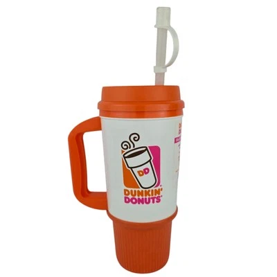 Dunkin Donuts 2013 Orange WHIRLEY 24oz. Hot /Cold What Are You Drinking? Tumbler - Image 1 of 4