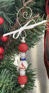 Handgefertigte St. Louis Cardinals Ornament-Perlen MLB Fan Geschenk-Baseball Dekor - Bild 1 von 4