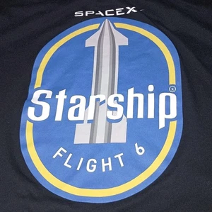 SpaceX Shirt Mens XL It's Bananas Starship Flight 6 Black Graphic Tee Elon Musk - Picture 1 of 7