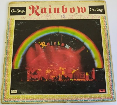 Rainbow On Stage 2-LP 12" Vinyl Gatefold 2672 038 A Polydor 1977 - Image 1 of 4