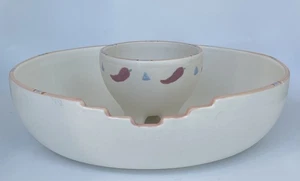 Vintage Treasure Craft Taos Southwest Ceramic Chip & Dip Bowl 13” - Picture 1 of 18