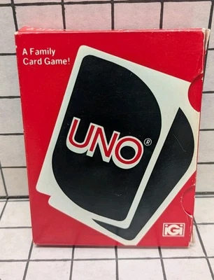  Vintage 1979 UNO CARD GAME One Deck Sealed. Never Played. Open Box. - Image 1 of 4
