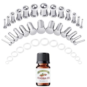 26Pcs Ear Stretching Kit 1-7mm Ear Gauge Stretching Kit Stainless Steel Gauge... - Picture 1 of 7