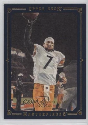 2008 Upper Deck Masterpieces Blue Framed 150 /150 Ben Roethlisberger #7 - Image 1 of 2