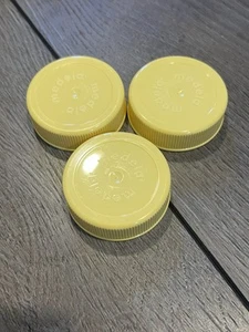 MEDELA Breast Milk Storage Bottle Collar Ring Labeling Lid set of 3 - Picture 1 of 1