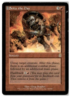 MTG Seize the Day - Odyssey Heavily Played English - Image 1 of 2