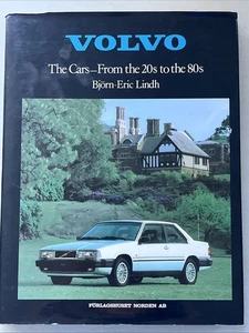 VOLVO Cars From the 20s to 80s Bjorn-Eric Lindh Auto History HC DJ - Picture 1 of 6