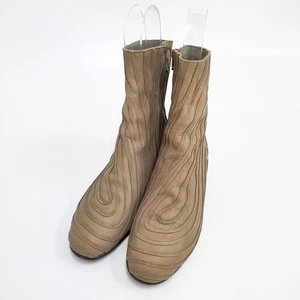 JURGEN LEHL Guru Guru Side Zip Short 24.5cm boots beige 5-0911G◎ - Picture 1 of 5