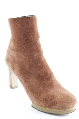 CHLOé Botas con cremallera Mujeres Botines Talla EU 38 coñac look casual - Imagen 1 de 4