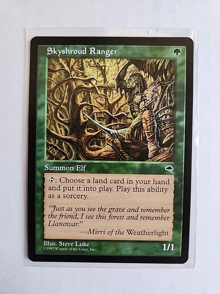 Skyshroud Ranger - Tempest - LP - MTG Magic - Common - Green Creature - Image 1 of 1