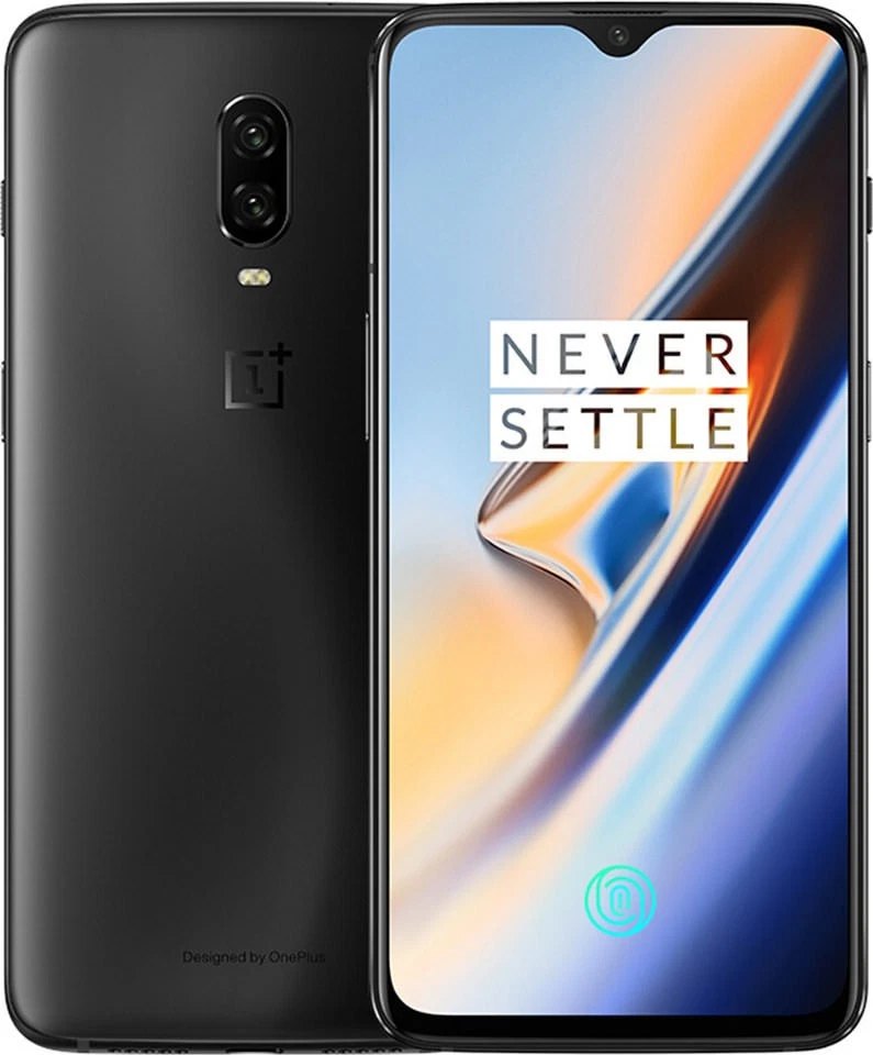 OnePlus 6T Dual SIM 128GB desbloqueado 6,41" caixa aberta estado fosco preto meia-noite - Imagem 1 de 1