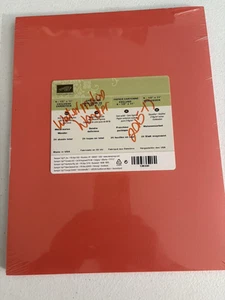 Stampin' Up! Cardstock 8.5" x 11" WATERMELON WONDER Sealed & Retired - Picture 1 of 1