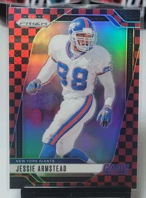 Jessie Armstead 2024 Panini Prizm Black & Red Checkerboard Case Hit SSP- Giants! - Image 1 of 2