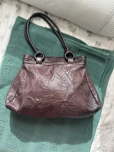 Brown J Jill bag genuine leather - Picture 1 of 7