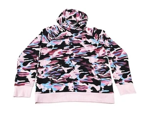 NUEVO Under Armour Niñas Jóvenes Sudadera con Capucha Calce Suelto Rosa Camuflaje Talla Grande - Imagen 1 de 6