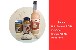 Haitian Seasoning (EPIS) Bottle Cremas 750 ML, Pikliz 32 oz, Epis 16 oz (Bundle - Picture 1 of 1