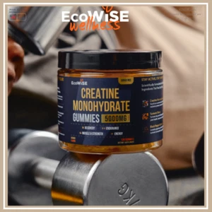 Creatine Gummies Mango Flavor Sugar-Free Vegan 5000mg USA Muscle Recovery - Picture 1 of 15