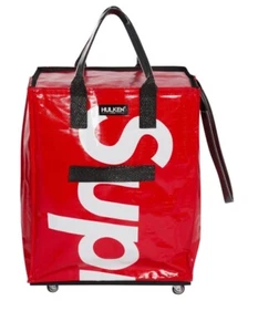 Supreme Hulken Rolling Tote Bag Red NWT SHIPS TODAY - Picture 1 of 3