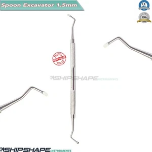 Dental Excavator 1.5mm Oval Spoon Dental Restorative & Endodontic Instruments - Imagen 1 de 4
