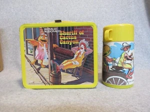 1982 RONALD McDONALD LUNCHBOX & THERMOS High-Grade Condition#9 - Picture 1 of 7