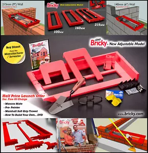 Bricky - Wall Building Tool (New Adjustable Model) - Imagen 1 de 11