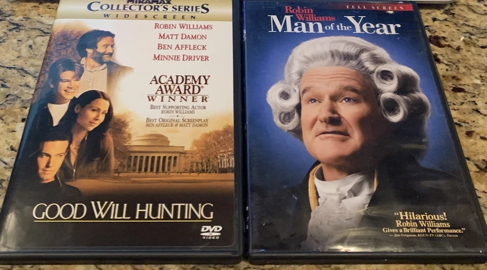 Good Will Hunting / Man Of The Year (2 DVD Lot) Robin Williams, Matt Damon - Image 1 of 1