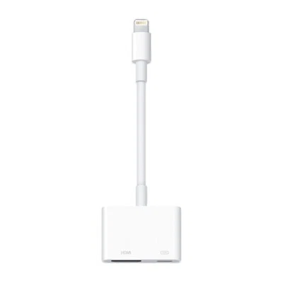 Apple Lightning auf HDMI Adapter (MD826ZM/A) Digital AV (A1438) iPhone/iPad/iPod - Bild 1 von 4