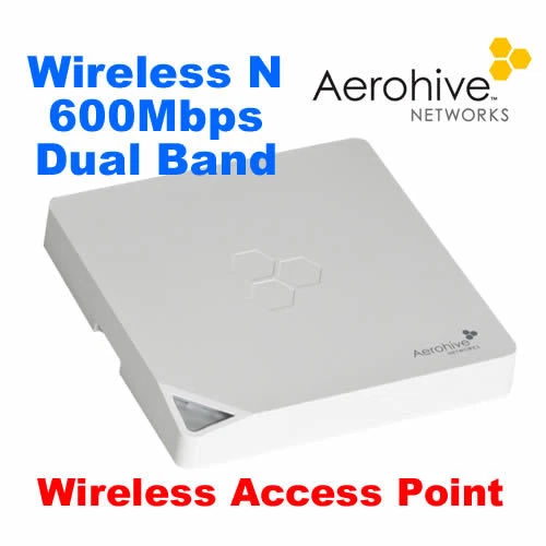 Aerohive AP121 600Mbps 802.11n Wireless Access Point MIMO Dual Band POE - Image 1 of 1