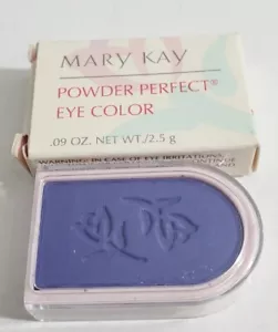 Mary Kay Vintage Powder Perfect Eye Color Brilliant Blue #6204 - NOS - Picture 1 of 2