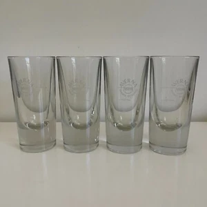 1960s Mid Century Italy AVERNA AMARO SICILIANO 1868 Double Shot 20 40ml Glasses - Bild 1 von 6