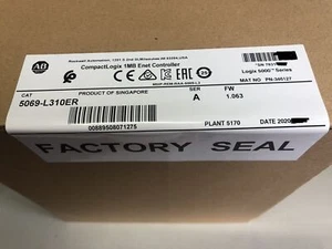 5069-L310ER /A CompactLogix5000 1MB Enet Controller 8 I/Os 5069L310ER New Sealed - Picture 1 of 1