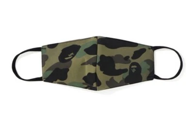 BAPE 1ST CAMO MASK GREEN - Image 1 of 2
