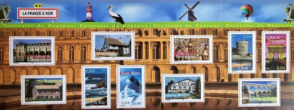 BLOC-FEUILLET Portraits de Régions la France à voir N°2 2003 neuf - Photo 1/1
