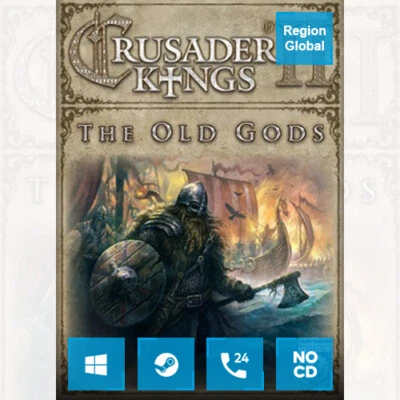 Crusader Kings II 2 The Old Gods Expansion DLC for PC Game Steam Key Region Free - Image 1 of 4