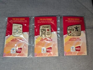 2010 Vancouver Canada Winter Olympics Gold Series Pins Hockey Snowboarding Ski - Picture 1 of 2