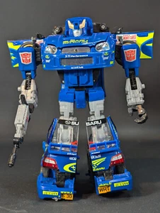 Transformers Alternators Smokescreen complete Hasbro 2006 1:24 Scale Subaru - Picture 1 of 4