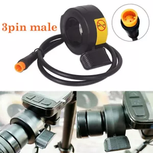 Universal Thumb Throttle Speed Control Electric Bike Scooter 24V 36V 48V 3 Wires - Picture 1 of 9