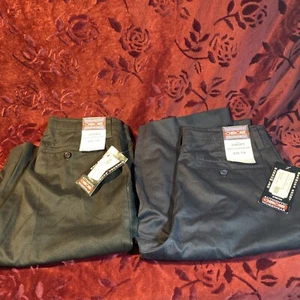 NEW Cherokee School Uniform Girls Black Zipper/button Fly Bermuda long shorts - Picture 1 of 7